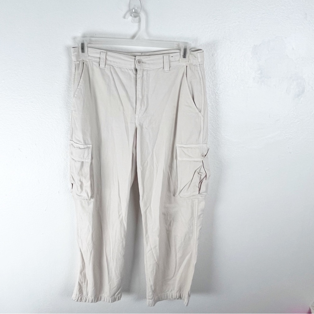 MADEWELL Cream Low Rise Slung Cargo Utility Multiple Pockets Casual Pants 28